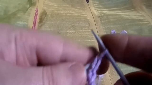 Ажурный узор Сетка. Вязание спицами. смотреть онлайн
