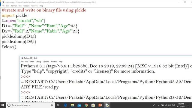 1.Lab Activity on Binary File in Python Python | Tutorial for Beginners | File Operations in Python смотреть онлайн
