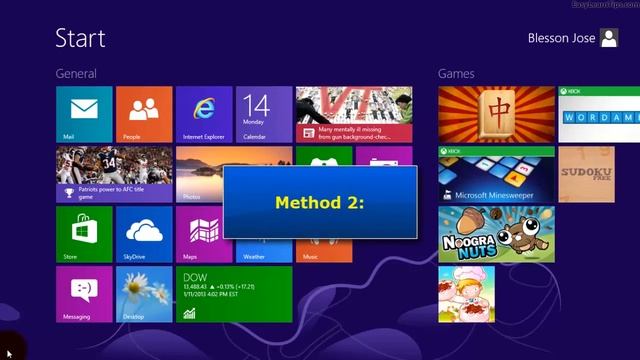 Windows 8 - Two ways to open notepad смотреть онлайн