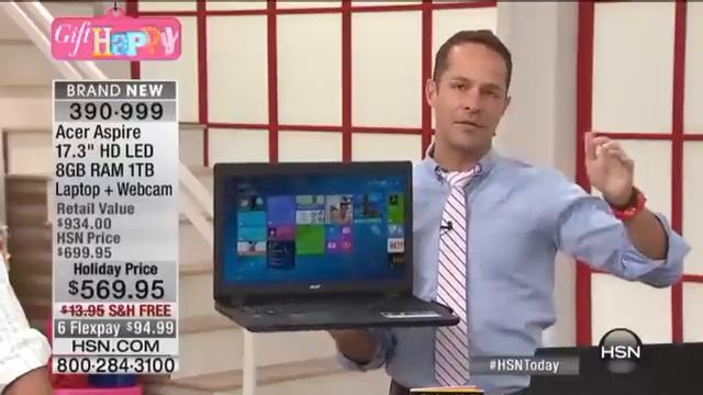 Acer Aspire 17.3" LED, Intel QuadCore 8GB RAM, 1TB HDD W... смотреть онлайн