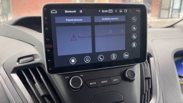 Ford Transit custom radio upgrade Navigation GPS backup camera Apple carplay Android auto bluetooth смотреть онлайн