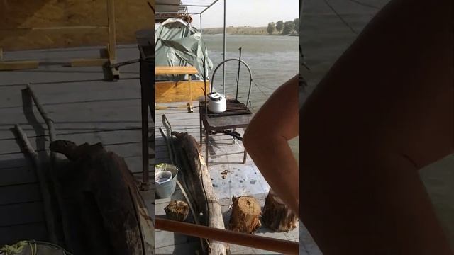 Дон и Хопёр, слияние двух рек. 4 плота в связке. смотреть онлайн