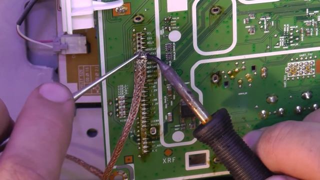 Замена тюнера на main плате тв за 5 минут. смотреть онлайн