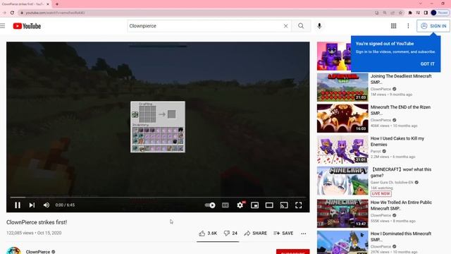 POV: you watched 1 Clownpierce video смотреть онлайн