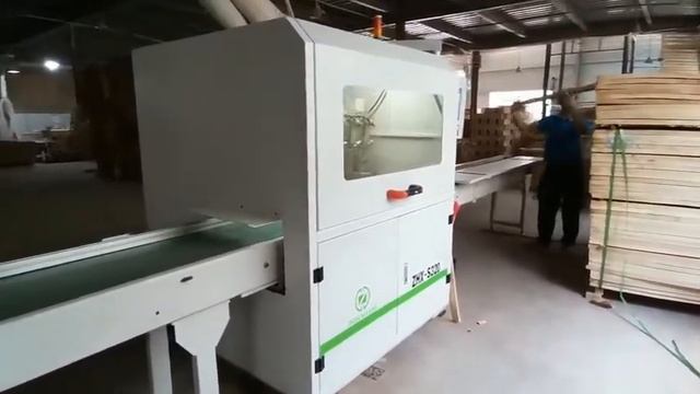 Деревообрабатывающее оборудование. Автоматическая линия оптимизации шлифовальный станок.