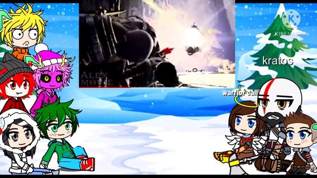 Mha react to god of war Spartan amv | gacha| смотреть онлайн