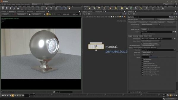 Базовый курс Houdini #45 - Процесс настройки простого рендера в Houdini