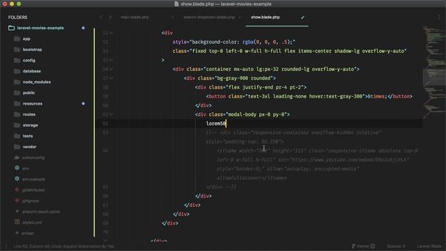 Laravel Movie App - UI Interactivity w/ Alpine.js - Part 5 смотреть онлайн