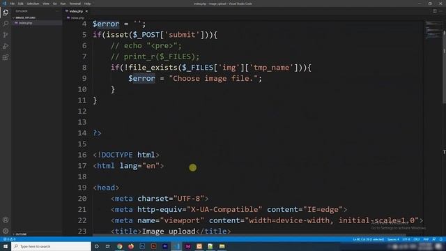 How to Image upload with validation in PHP. смотреть онлайн