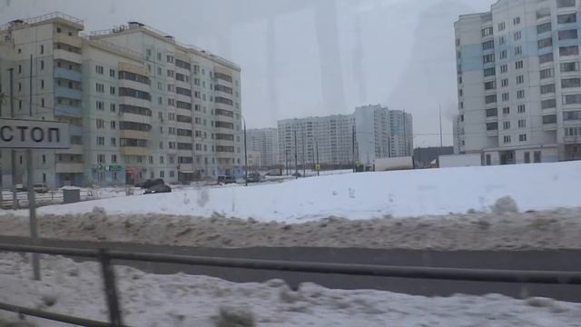 Москва, автобус 737, участок Улица Маршала Савицкого - 1-й микрорайон Щербинки