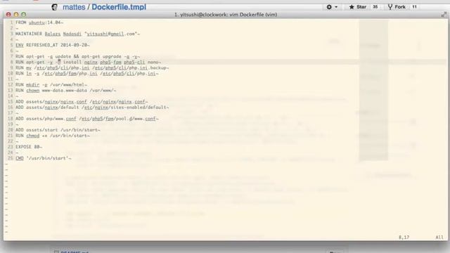 Docker: Nginx + PHP смотреть онлайн