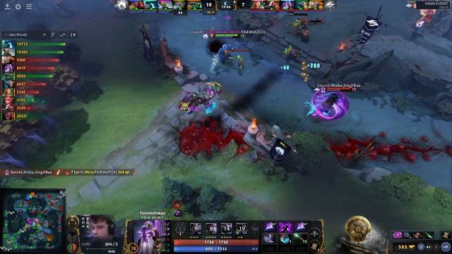[EN] Team Secret - Team Spirit - Dota 2 The International 2021 - Main Event Day 6 - Game 2 смотреть онлайн
