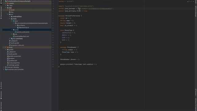 Proto Datastore Coding Flow (Step2: proto file) смотреть онлайн
