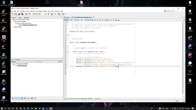 1st Java Program - Personal Information смотреть онлайн