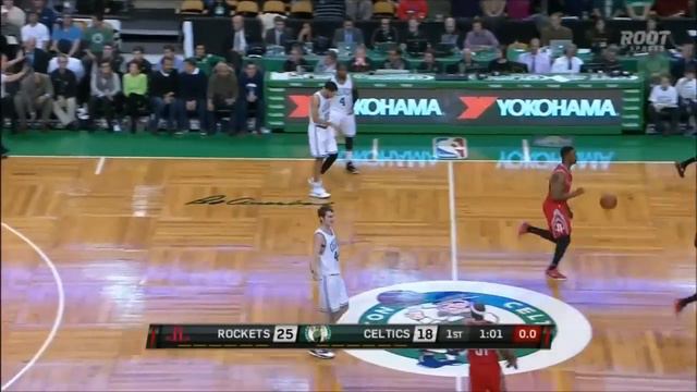 Josh Smith stuffs Tyler Zeller, Terrence Jones follows with a block смотреть онлайн