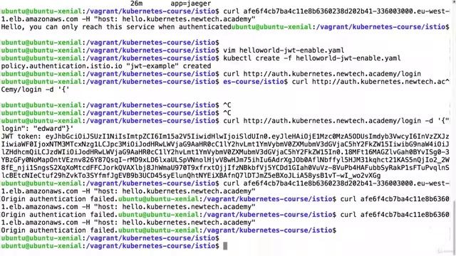 12 Demo End user authentication with istio JWT смотреть онлайн