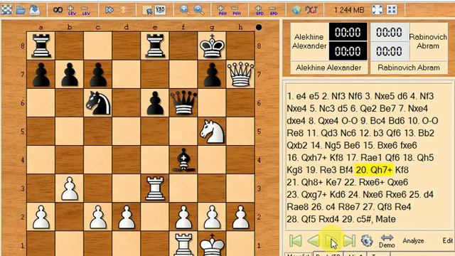 Alekhine Alexander Aleksandrovich and rabinovich abram 1 0 504 смотреть онлайн