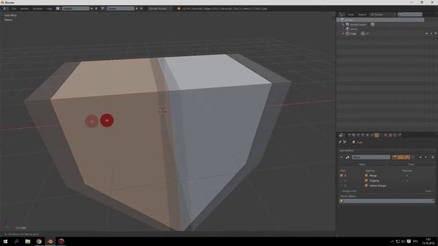 Модификатор зеркало в Blender 3D,уроки для новичков смотреть онлайн