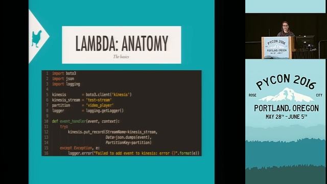 Mercedes Coyle - Build Serverless Realtime Data Pipelines with Python and AWS Lambda - PyCon 2016 смотреть онлайн