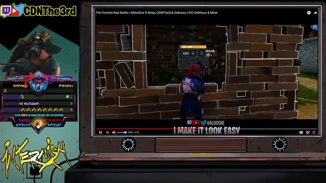 CDNThe3rd REACTS TO THE FORTNITE RAP BATTLE смотреть онлайн