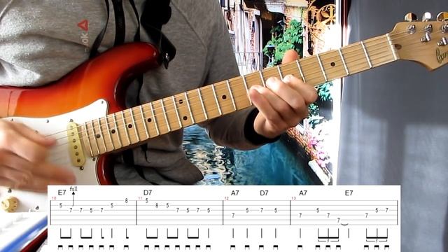 Простой блюз на электрогитаре True Blue смотреть онлайн