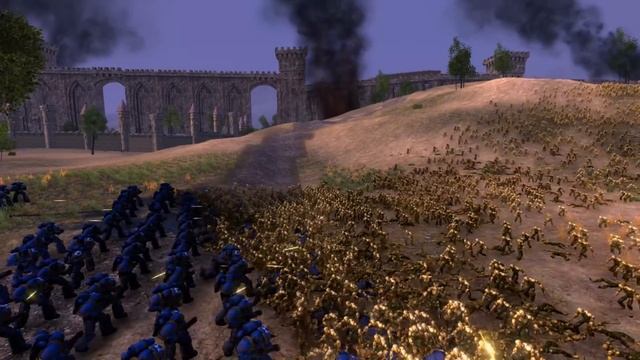 500 Space Marines vs 10000 Flood Ultimate Epic Battle Simulator смотреть онлайн