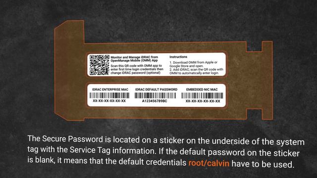 IDRAC: How To Find The Default Username & Password QuickTips