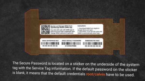 iDRAC: How to Find The Default Username & Password QuickTips