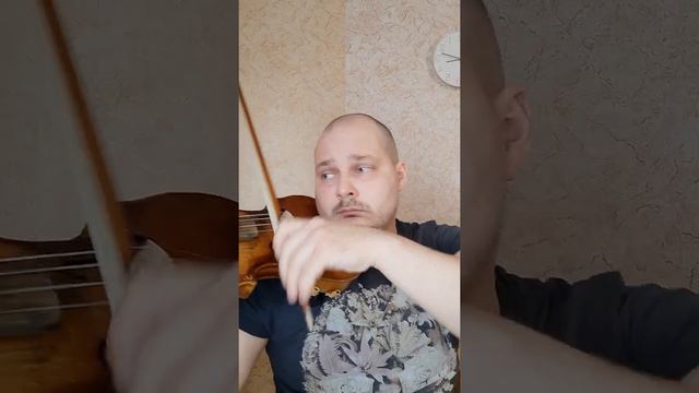 Старая мануфактурная скрипка 4/4