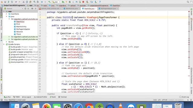 Swipe Tabs With Animation : Android App Development Tutorial #26 in Hindi смотреть онлайн