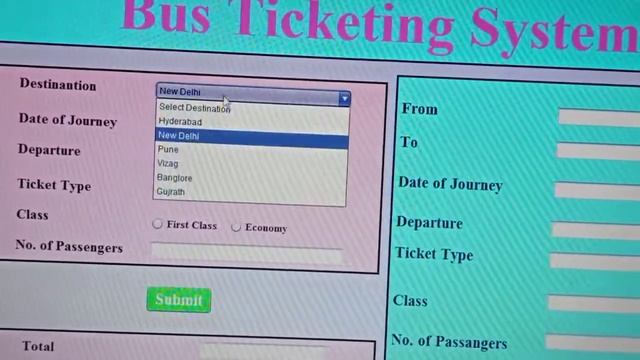 Bus Reservation System with Java смотреть онлайн