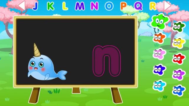 Учимся писать английские буквы - English Alphabet Writing- English letters for children. смотреть онлайн