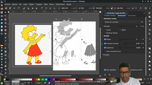 Vectorizar imagen en inkscape смотреть онлайн