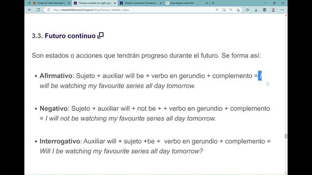 Tiempos Verbales Presente, Pasado y Futuro Continuo + Vocabulario Empresarial смотреть онлайн