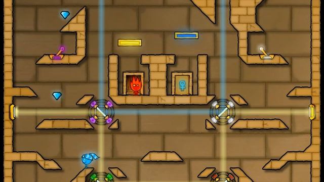 Fireboy and Watergirl in the light temple (2) (free web game) смотреть онлайн