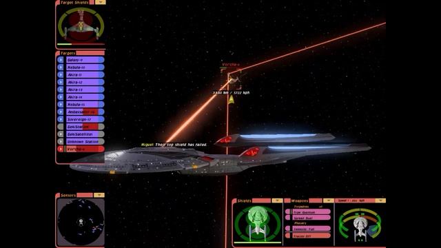 Star Trek: Bridge Commander Gameplay 3 (Quick Battle-Soverign) смотреть онлайн