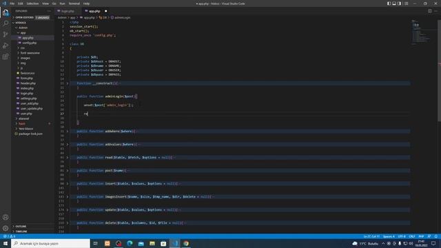 PHP | OOP |Admin panel admin tablosu oluşturma ve admin login işlemleri смотреть онлайн