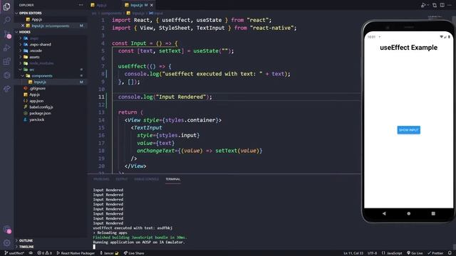 Aula 25 - React Hooks: useEffect - Curso React Native + Hooks смотреть онлайн