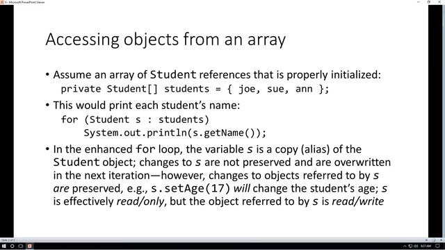 9 11 Arrays of Objects смотреть онлайн