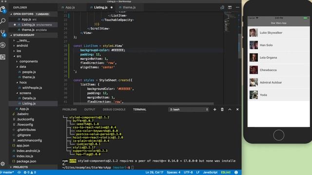 Getting Started With Styled Components in React Native смотреть онлайн