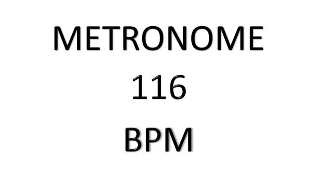 METRONOME 116 BPM смотреть онлайн