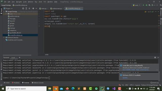 Create Own Screen Recoder simple 16 line of code in Python Python Programming Python Create screen смотреть онлайн