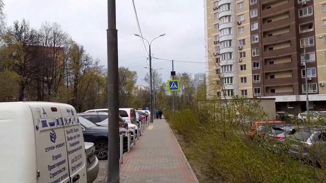 Химки 3860 улица Ватутина, канал имени Москвы весна день