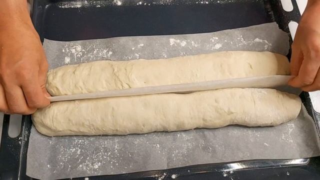 ФРАНЦУЗСКИЙ БАГЕТ в Домашних условиях | простой рецепт теста | French Baguette | смотреть онлайн