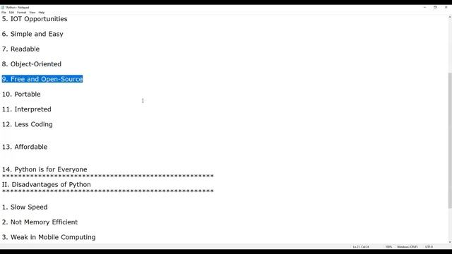 Python Programming Language Advantages and Disadvantages смотреть онлайн
