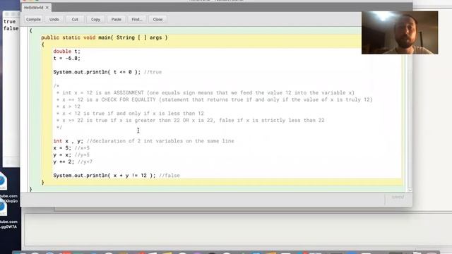 Java Programming: Lesson 8 - Boolean Expressions смотреть онлайн