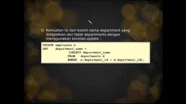 tutorial oracle 10g : subquery lanjutan 2 смотреть онлайн