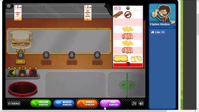 Papa's Cheeseria by Flipline Studios : Day 18 game-play (HD) смотреть онлайн