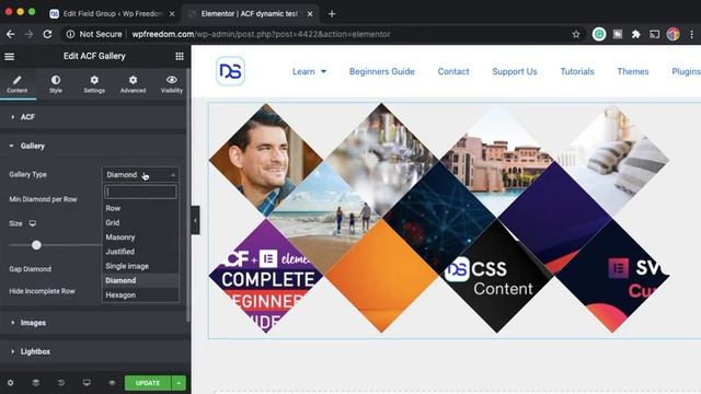 Dynamic ACF pro gallery fields - Dynamic content for Elementor смотреть онлайн