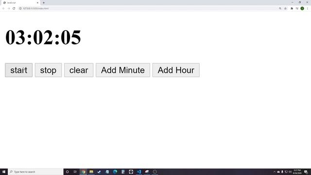 Timer Output JavaScript смотреть онлайн